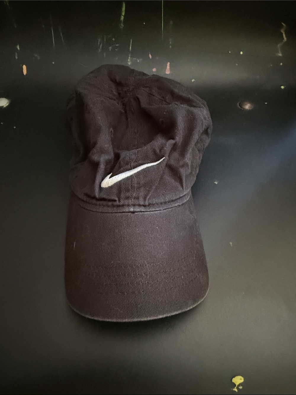 Nike Black Kids' Adjustable Cap with White Swoosh